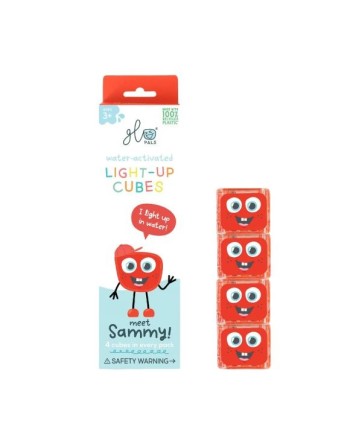 Cubes lumineux originaux, paquets de 4 - Sammy - GloPals