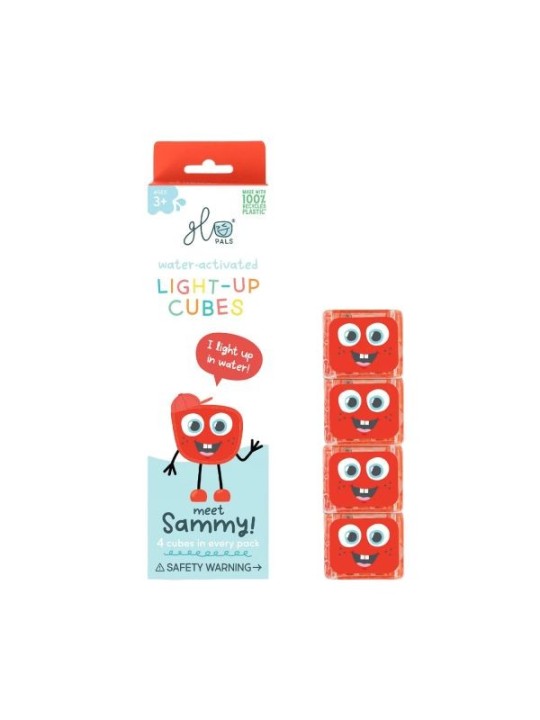 Cubes lumineux originaux, paquets de 4 - Sammy - GloPals