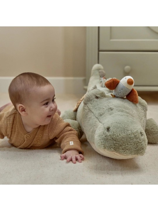 Peluche d'activité Crocodile XL - Safari - Little Dutch