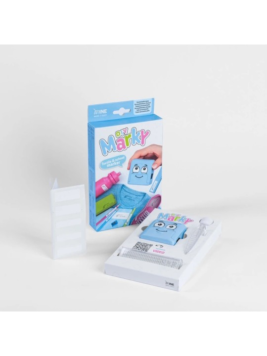 Tampon personnalisé DIY - Bleu - Marky