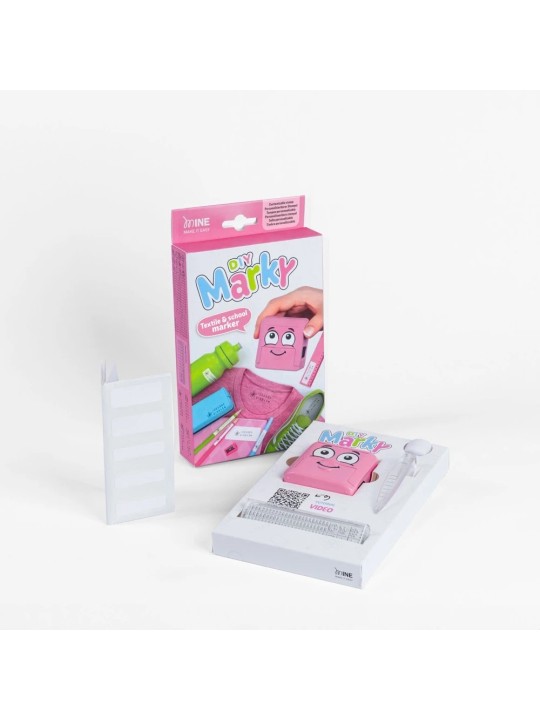Tampon personnalisé DIY - Rose - Marky