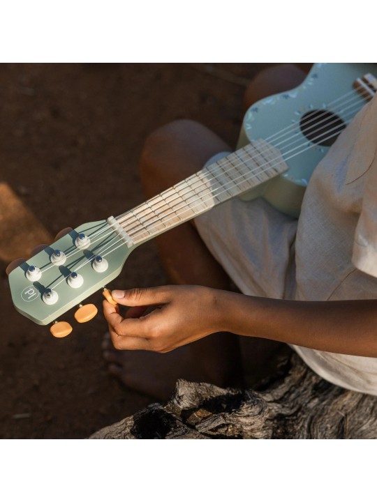 Guitare en bois vert - Safari Friends - Little Dutch