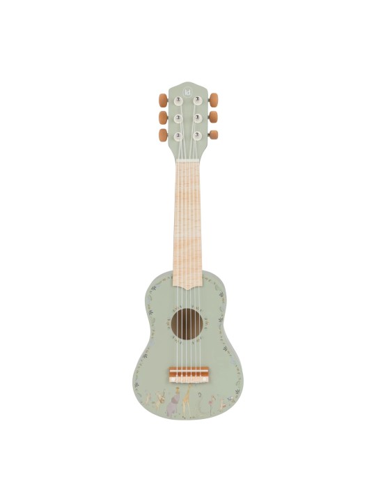Guitare en bois vert - Safari Friends - Little Dutch