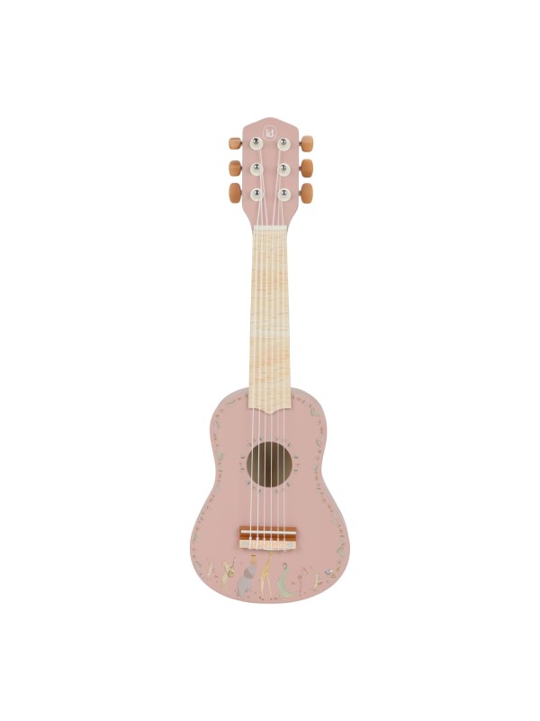 Guitare en bois rose - Safari Friends - Little Dutch