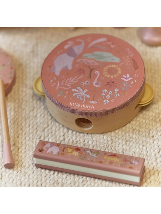 Set de musique rose - Safari Friends - Little Dutch