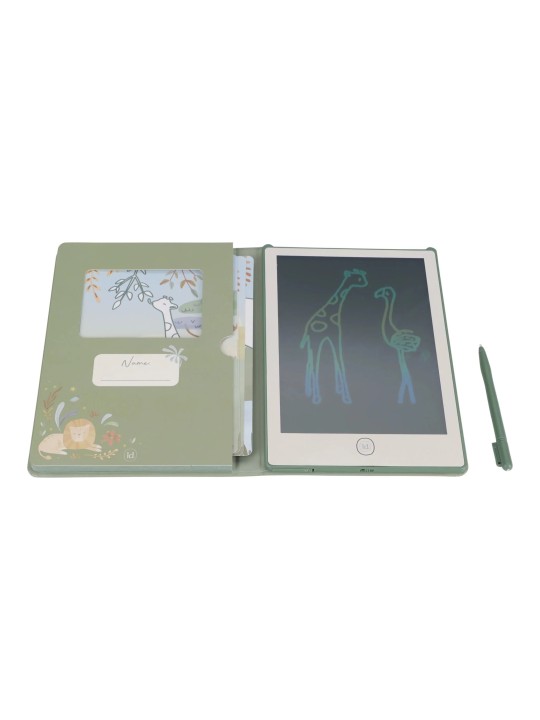 Tablette à dessin vert - Safari Friends - Little Dutch