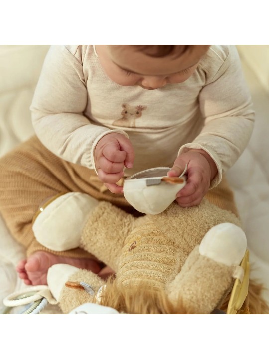 Peluche d'activité lion - Safari Friends - Little Dutch