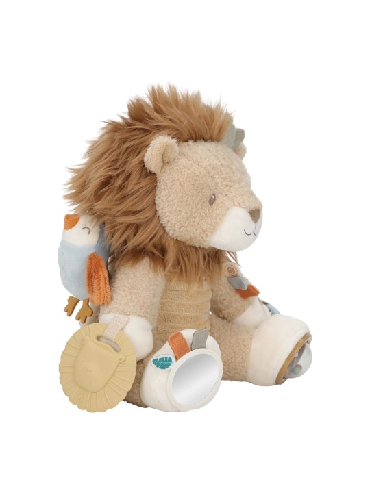 Peluche d'activité lion - Safari Friends - Little Dutch