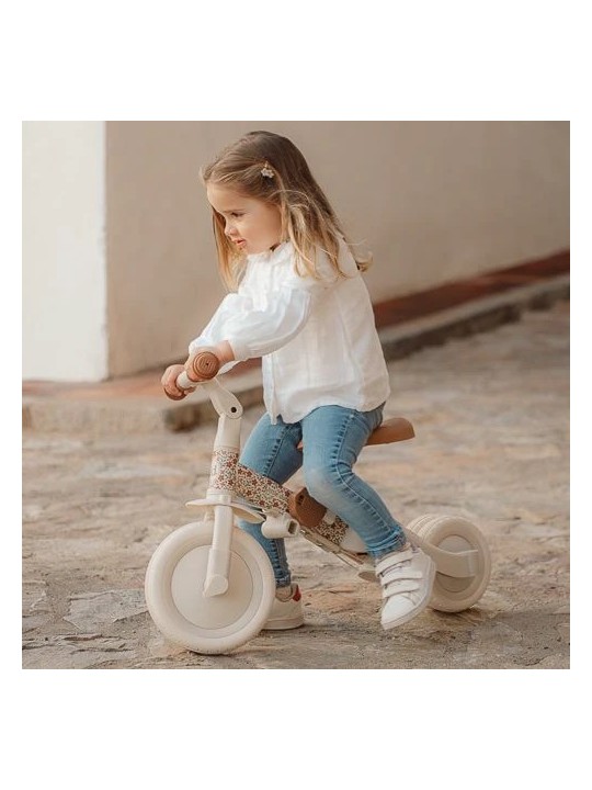 Tricycle 4 en 1 blanc cassé - Little Dutch
