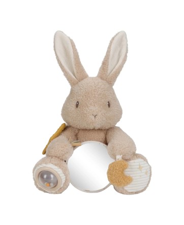 Peluche d'activité lapin - Newborn Naturals - Little Dutch