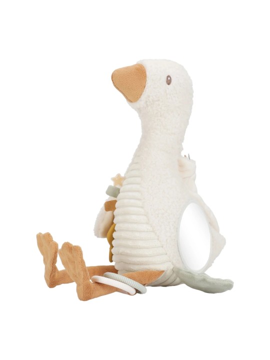 Peluche d'activité oie - Newborn Naturals - Little Dutch