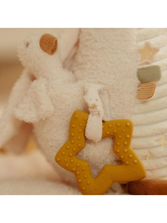 Peluche d'activité oie - Newborn Naturals - Little Dutch