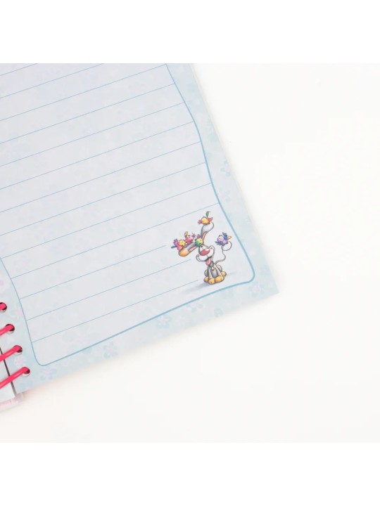 Carnet forme Bleu A6 Diddl