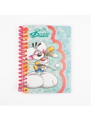 Carnet forme Bleu A6 Diddl