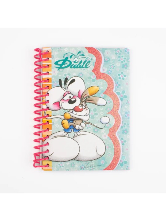 Carnet forme Bleu A6 Diddl