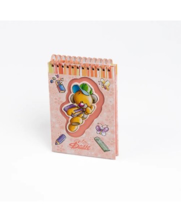 Carnet A6 spirale Orange Pimboli - Diddl