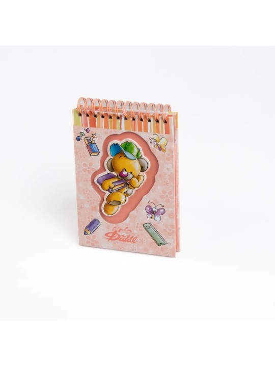 Carnet A6 spirale Orange Pimboli - Diddl