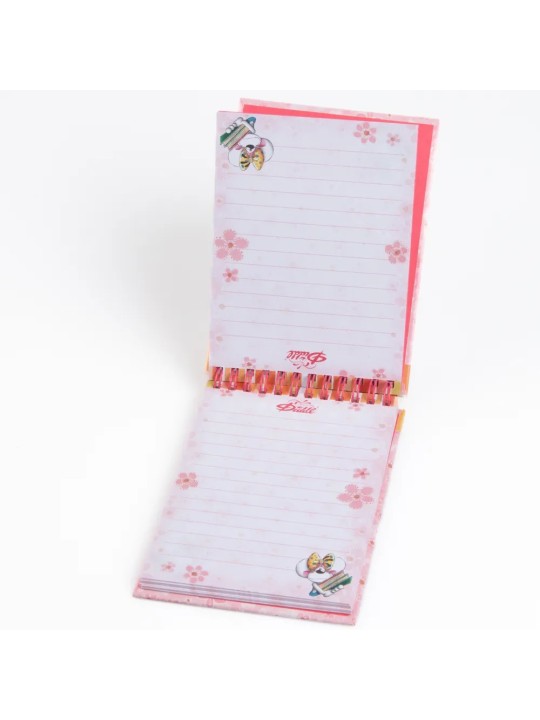 Carnet A6 spirale Rose Diddlina - Diddl