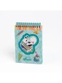 Carnet A6 spirale Bleu Diddl - Diddl
