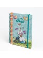 Cahier à spirale A5 Bleu Diddl élastique - Diddl