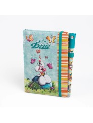 Carnet A6 Bleu + Stylo Diddl - Diddl