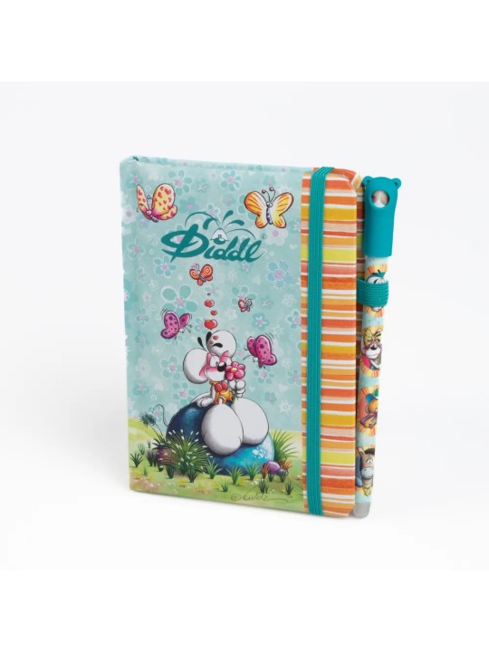 Carnet A6 Bleu + Stylo Diddl - Diddl
