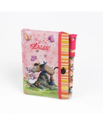 Carnet A6 Rose + Stylo Diddl - Diddl
