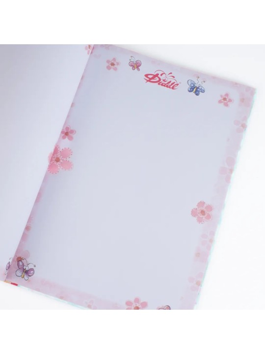 Carnet A4 rigide motif fleur Diddl - Diddl