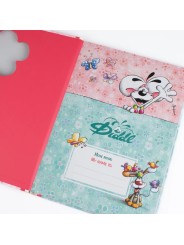Carnet A4 rigide motif fleur Diddl - Diddl