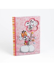 Carnet A4 rigide motif fleur Diddl - Diddl