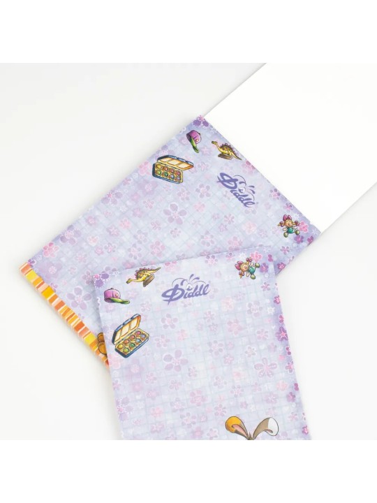 Bloc parfumé A6 Bibombl Violet - Diddl