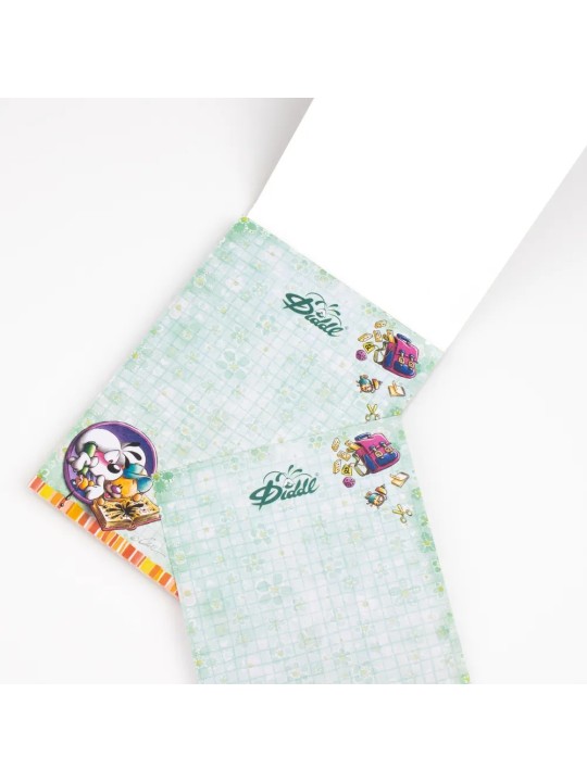 Bloc parfumé A6 Diddl & Pimboli Vert - Diddl