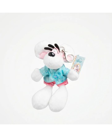 Porte-clés peluche Diddl tenue summer 15cm