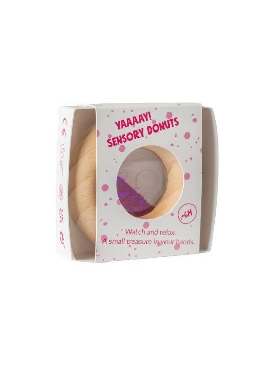 Donut en Bois - Rose - Petit Boum