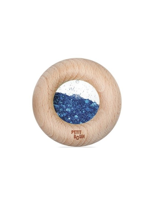 Donut en Bois - Bleu - Petit Boum