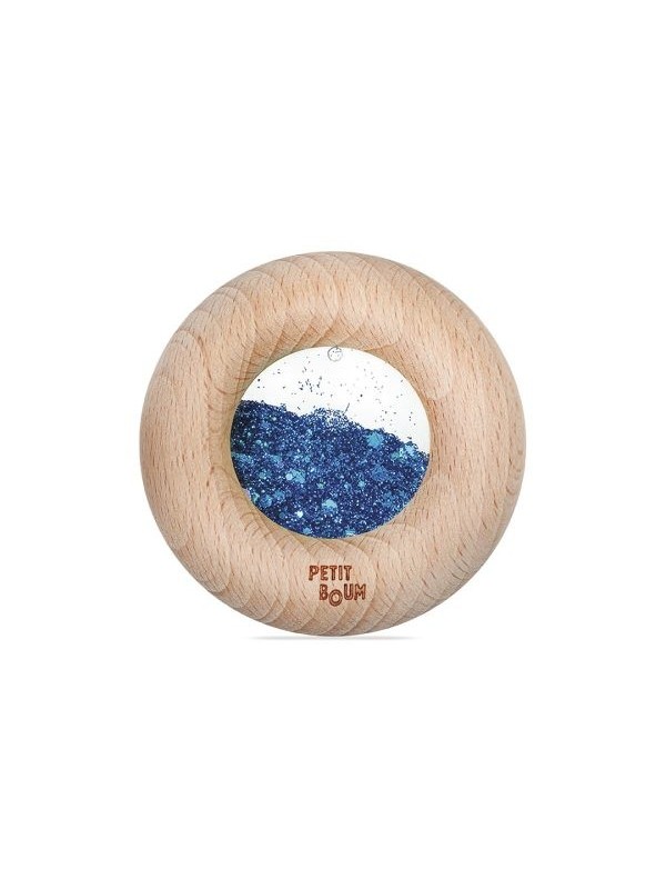Donut en Bois - Bleu - Petit Boum