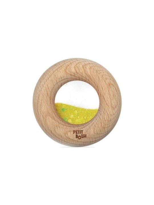 Donut en Bois - Jaune - Petit Boum