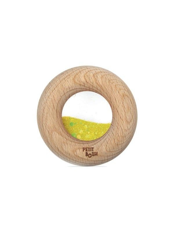 Donut en Bois - Jaune - Petit Boum