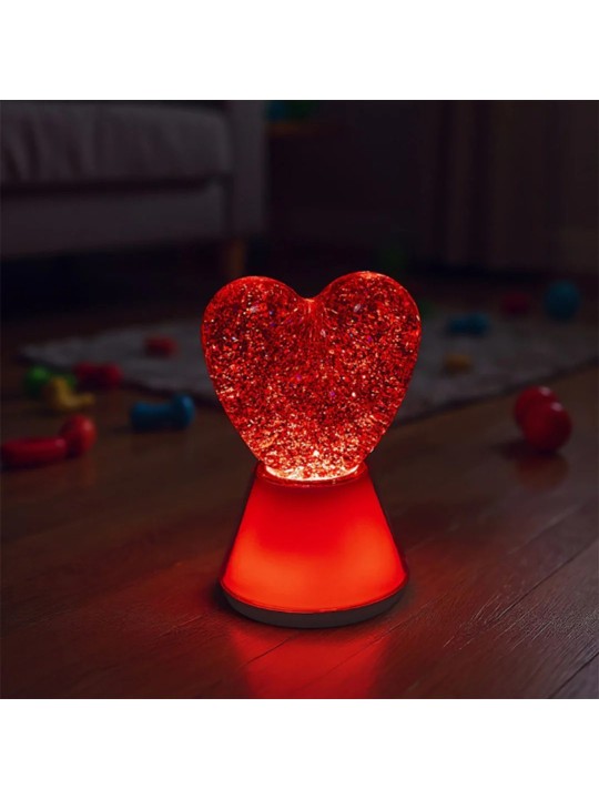 Veilleuse magique à paillettes - Cœur - Little L