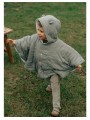 Poncho bébé, mousseline de coton bio - Kaki - Noukie's