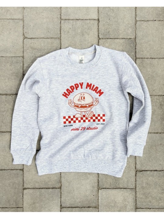 Sweat Happy Miam - UNIQUEMENT EN PRECOMMANDE