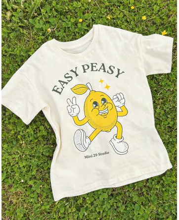 T-Shirt Easy Peasy - UNIQUEMENT EN PRECOMMANDE