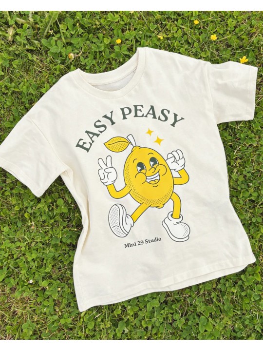 T-Shirt Easy Peasy - UNIQUEMENT EN PRECOMMANDE