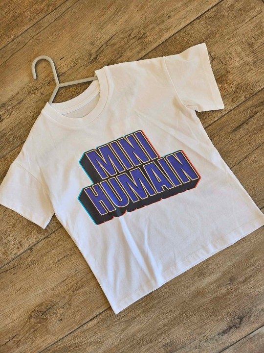 EDITION mini humain - T shirt oversize - UNIQUEMENT EN PRECOMMANDE
