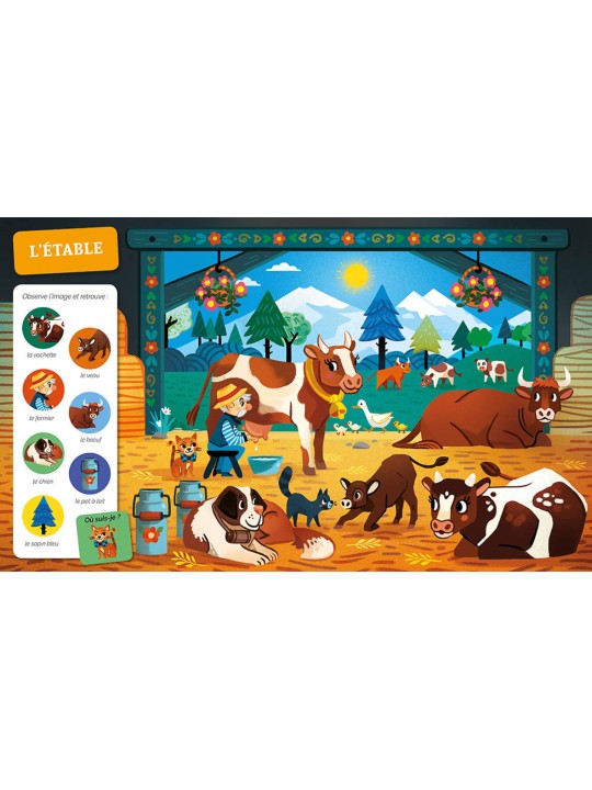 CHERCHE ET TROUVE DES TOUT-PETITS - A LA FERME - AUZOU