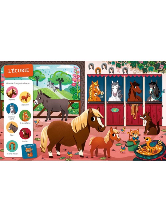 CHERCHE ET TROUVE DES TOUT-PETITS - A LA FERME - AUZOU