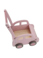 Chariot de marche voiture Rose - Little Dutch