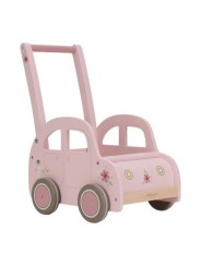 Chariot de marche voiture Rose - Little Dutch