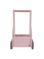 Chariot de marche voiture Rose - Little Dutch