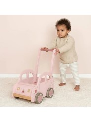 Chariot de marche voiture Rose - Little Dutch